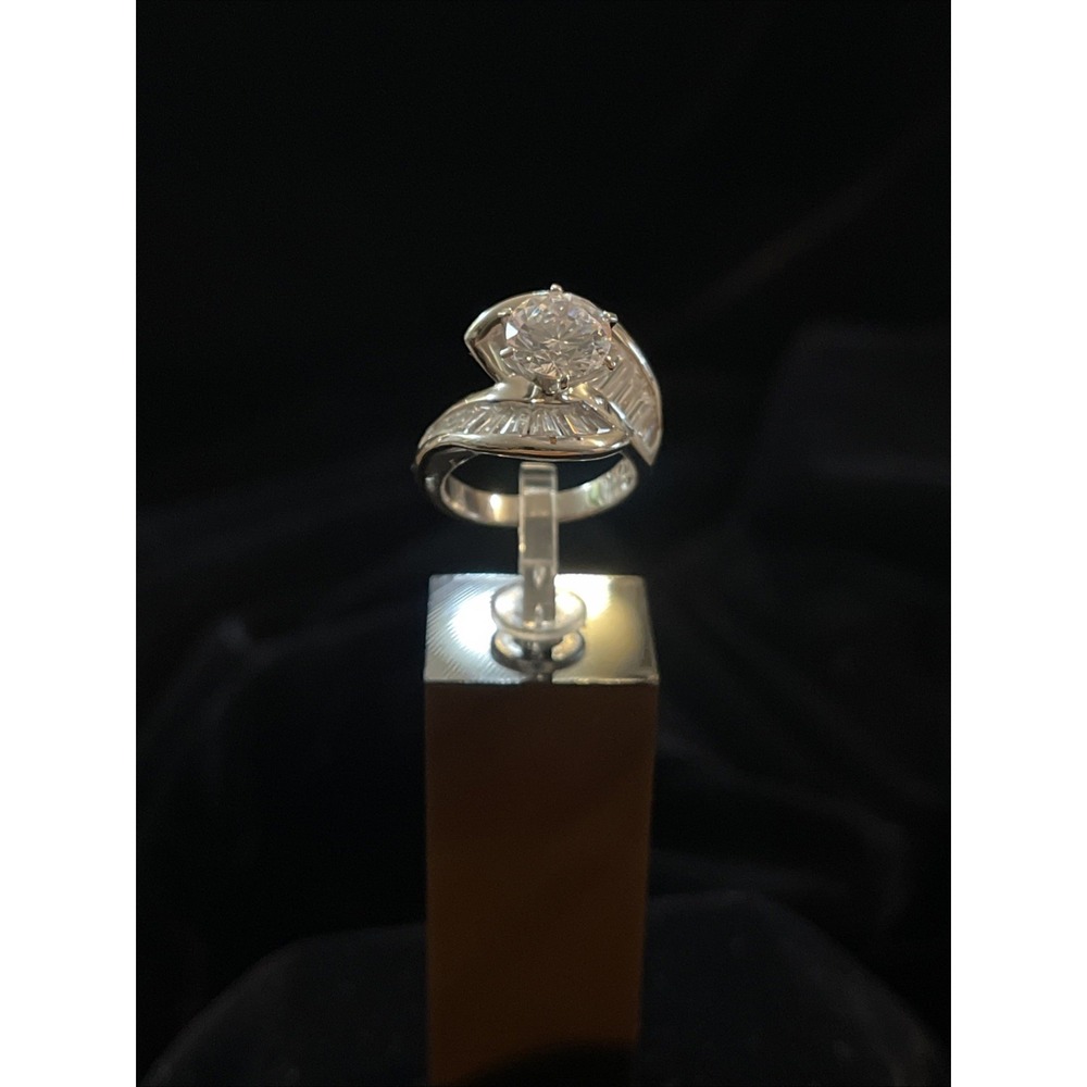 JTV PJM 9.25 Sterling Silver CZ Ring Size 5.25 - Picture 9 of 12